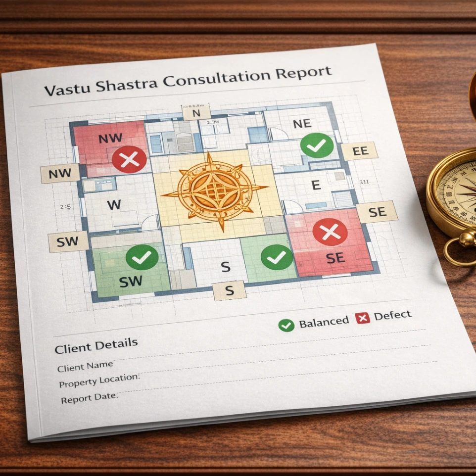 Vastu Report without Remedies